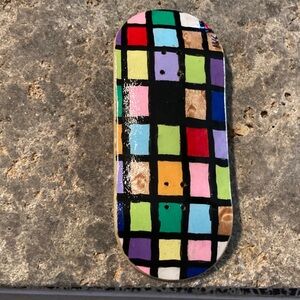 Colorful Checkered Fingerboard Toy